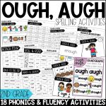ough and augh Worksheets, Activities & Games for 2nd Grade Phonics or Spelling