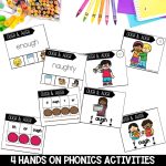 ough and augh Worksheets, Activities & Games for 2nd Grade Phonics or Spelling - Hands on Phonics Games for Blending and Segmenting Centers