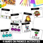 UR Bossy R Worksheets, Activities & Games 1st Grade Phonics or Spelling - Hands on Phonics Games for Blending and Segmenting Centers
