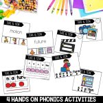 ture and tion Worksheets, Activities & Games for 2nd Grade Phonics or Spelling - Hands on Phonics Games for Blending and Segmenting Centers