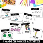 Suffixes FUL and LESS Worksheets, 2nd Grade Spelling Activities & Phonics Games - Hands on Phonics Games for Blending and Segmenting Centers