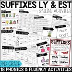 Suffixes LY and EST Worksheets, 2nd Grade Spelling Activities & Phonics Games